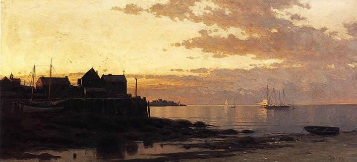 Alfred Thompson Bricher Sunset over the Bay